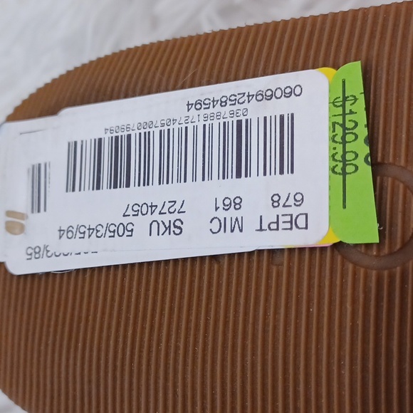 Antonio Melani Hazelle Strappy Woven Platform Wedge Espadrille Sandals Size 10 - Picture 13 of 14